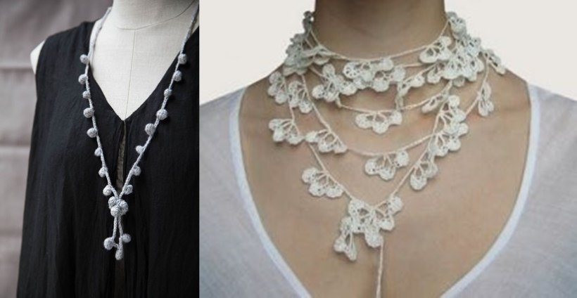 DIY - colar em crochê