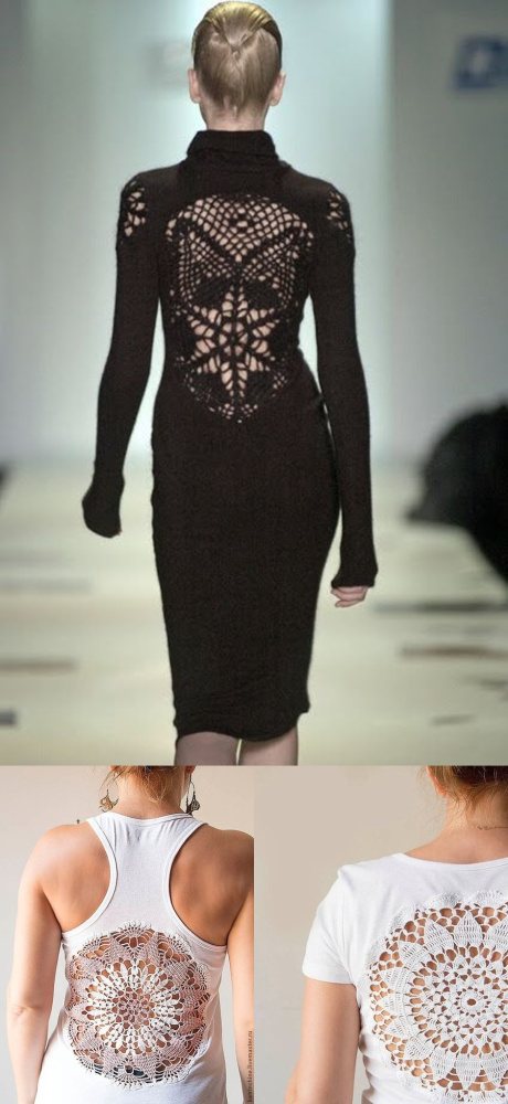 croche que aparece - blusa e vestido croche redondo