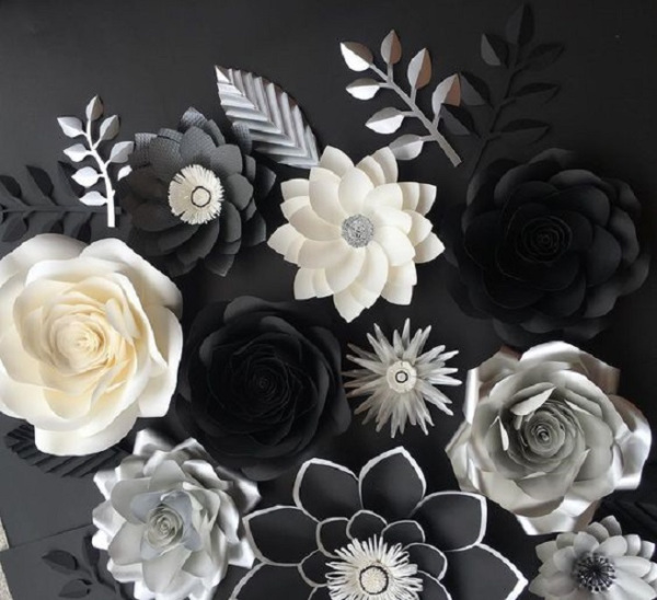 Faça você mesma flores gigantes de papel