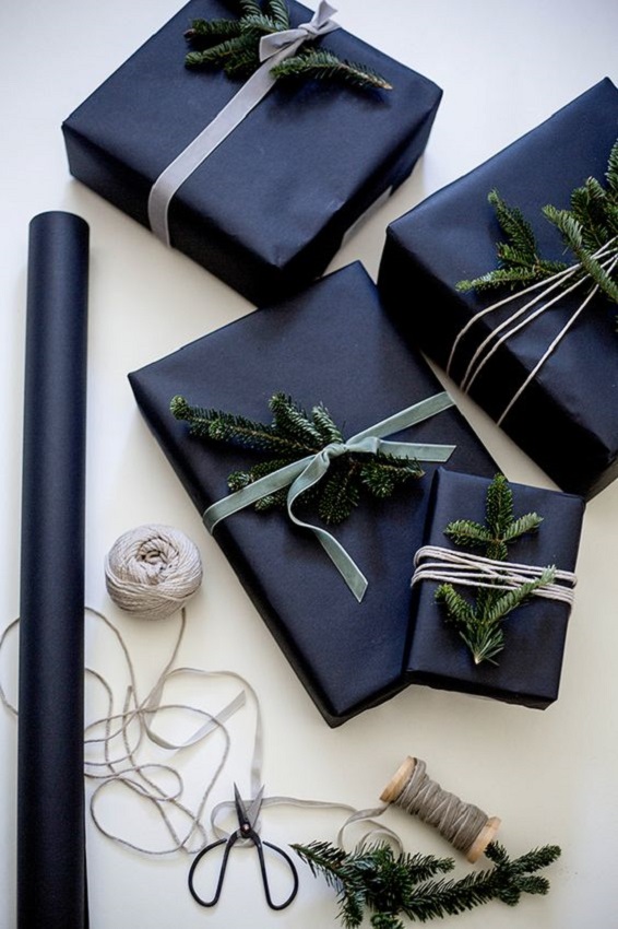 DIY Como Embrulhar Presentes De Natal De Frente Para O Mar
