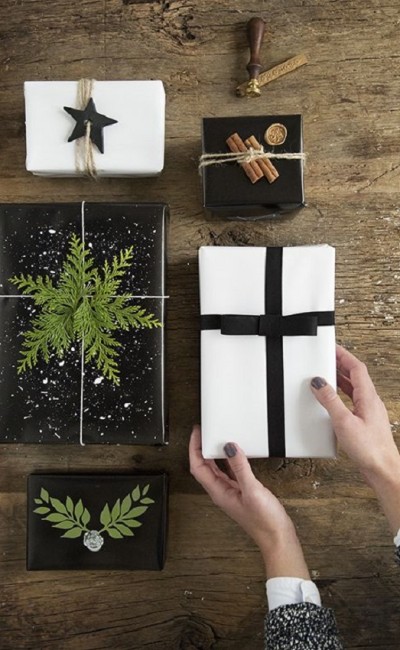 DIY- Faça você mesmo - como embrulhar presentes de Natal