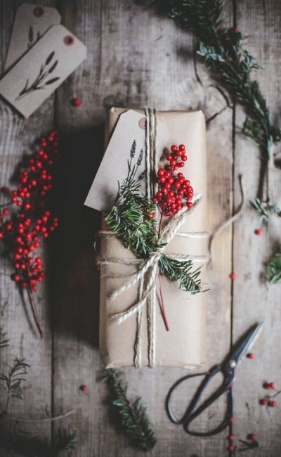 DIY- Como fazer lindos pacotes de presente de Natal