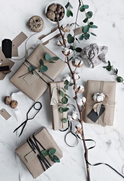 DIY- Faça você mesmo - como embrulhar presentes de Natal