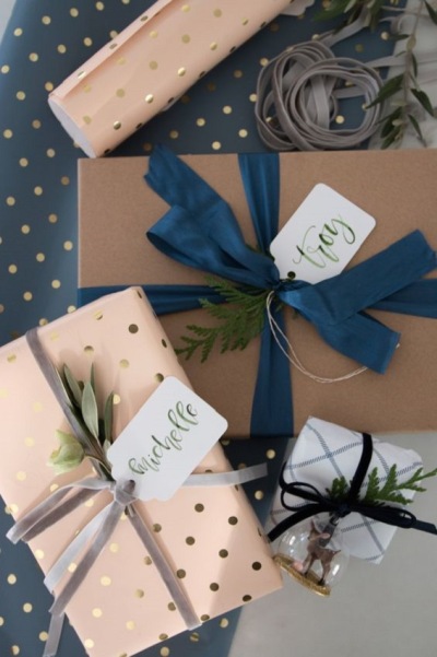 DIY- Como fazer lindos pacotes de presente de Natal