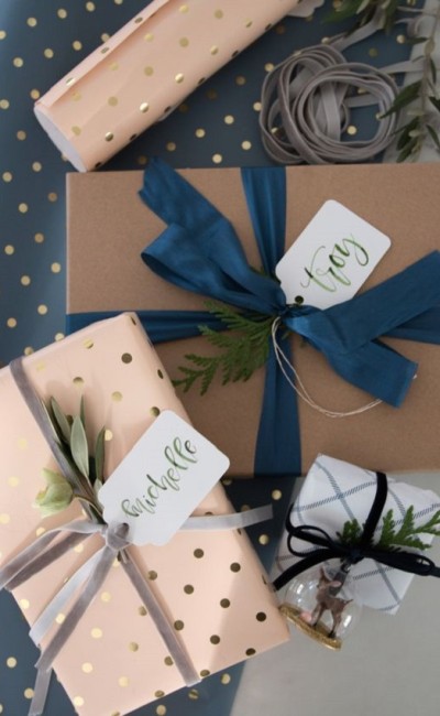 DIY- Como fazer lindos pacotes de presente de Natal