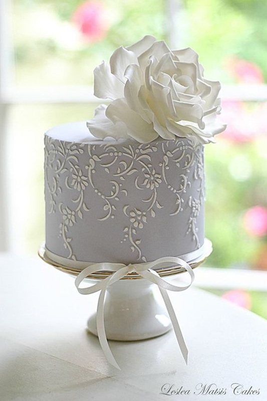 bolo para festa de bodas de prata