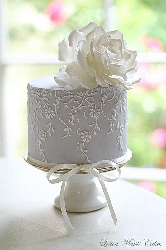 bolo para festa de bodas de prata
