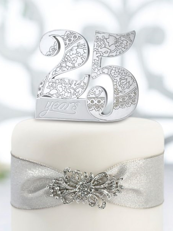 bolo de 25 anos de casados