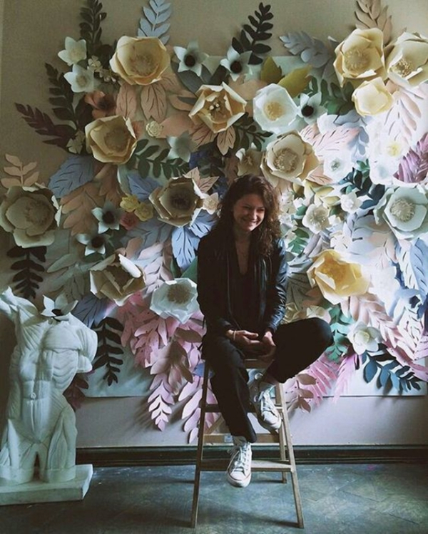 giant flower - flor gigante - diy