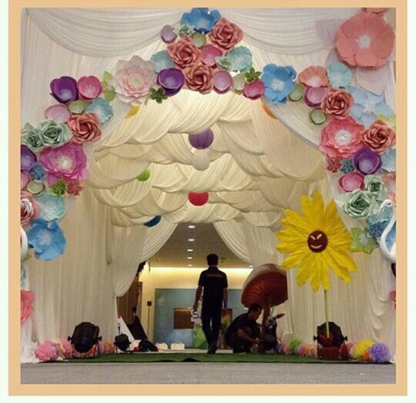 giant flower - flor gigante - diy