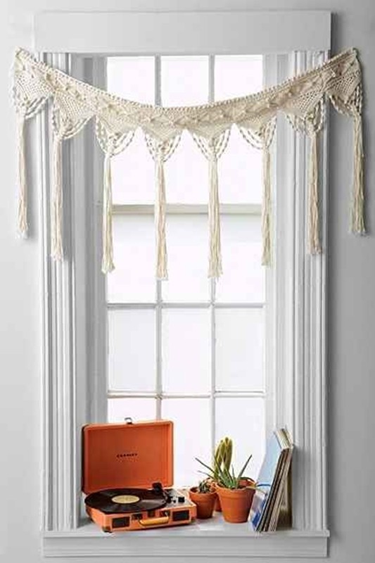 cortina de macramê - diy