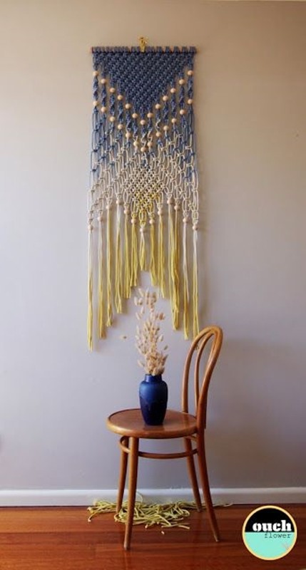 macrame na parede - a arte do macramê