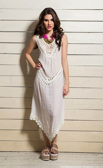 vestido em crochê de grampo - faça você mesma