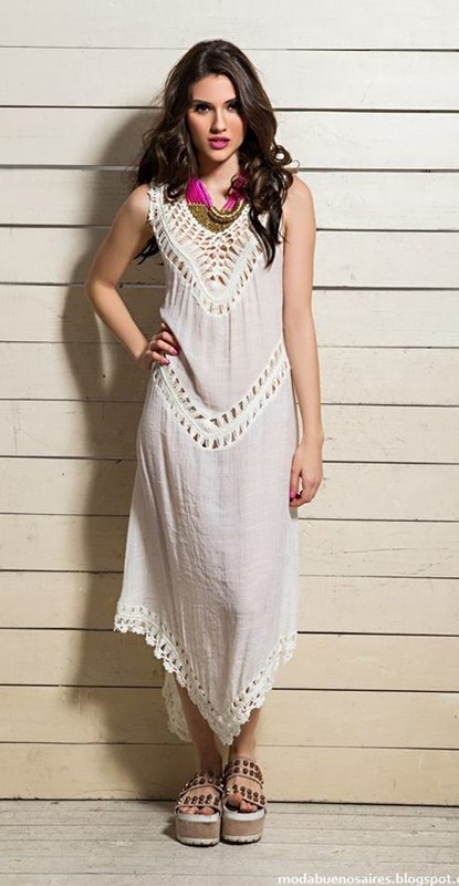 vestido em crochê de grampo - faça você mesma