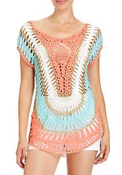 diy - blusa em crochê de grampo