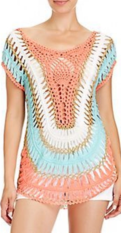 diy - blusa em crochê de grampo