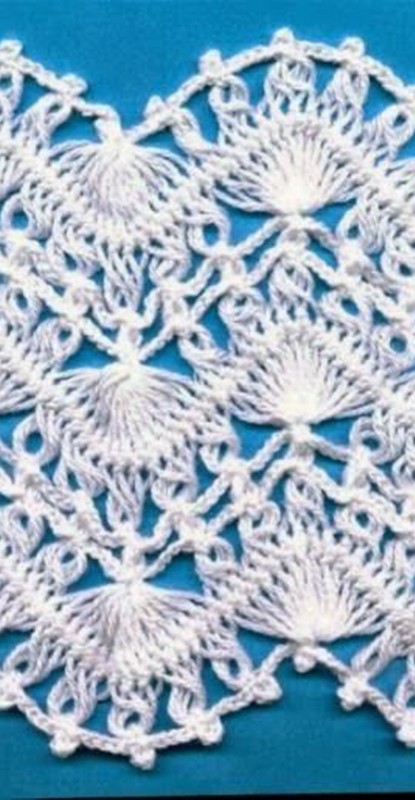 ponto de crochê de grampo - hairpin lace