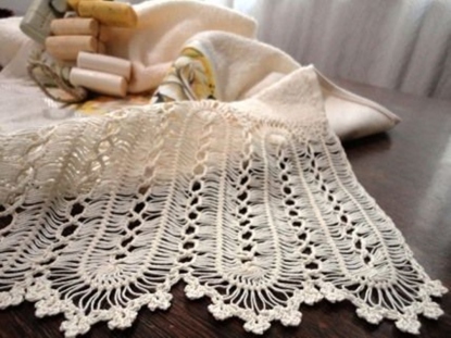 ponto de crochê de grampo - hairpin lace