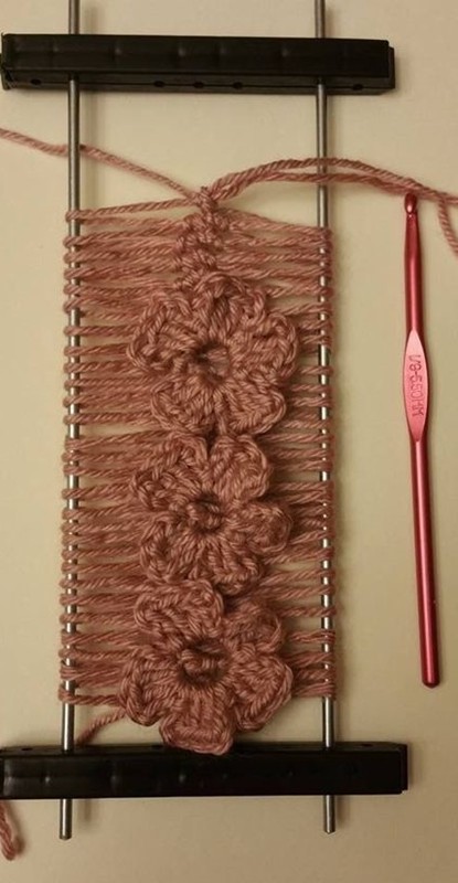 crochê de grampo - hairpin lace