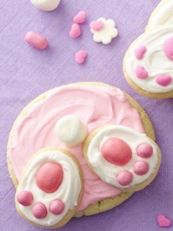 Biscoitos de coelho da Páscoa - bunny cookies