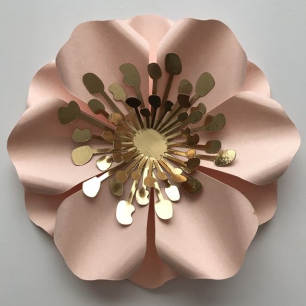 flor de papel gigante - giant flower