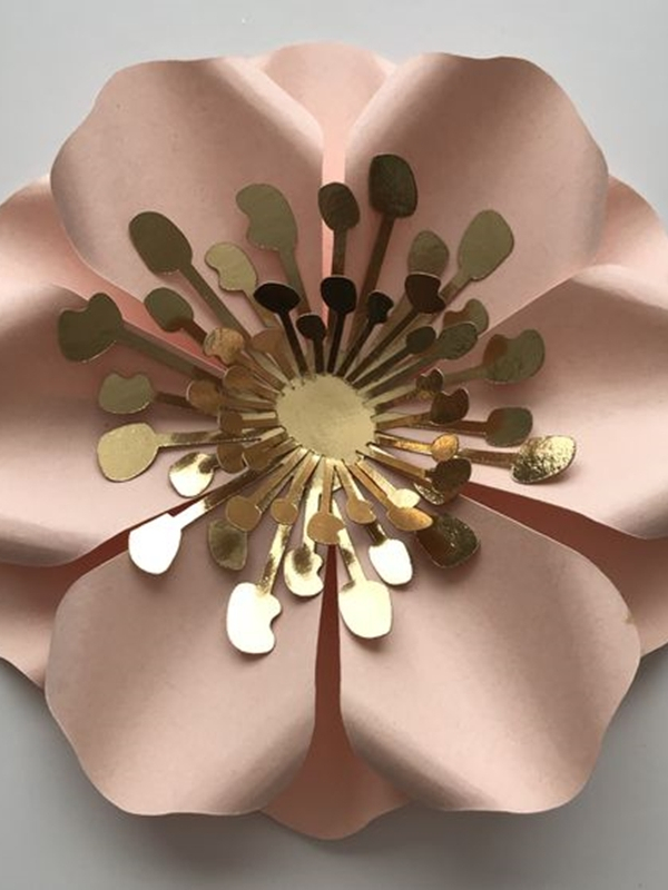 flor de papel gigante - giant flower