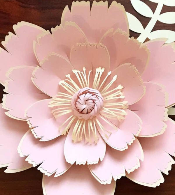 flor de papel gigante - giant flower