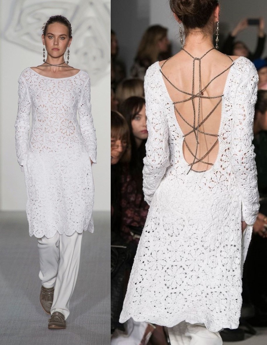 Blusa de crochê