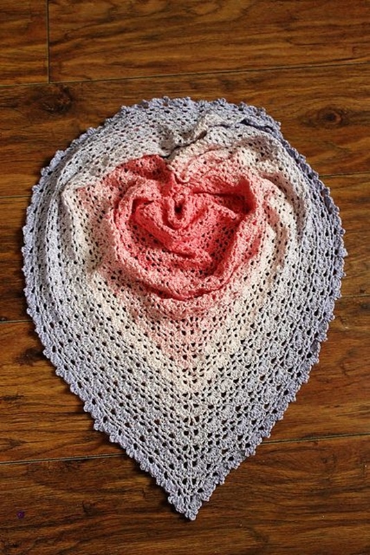 16 ideias de  xales de crochê coloridos