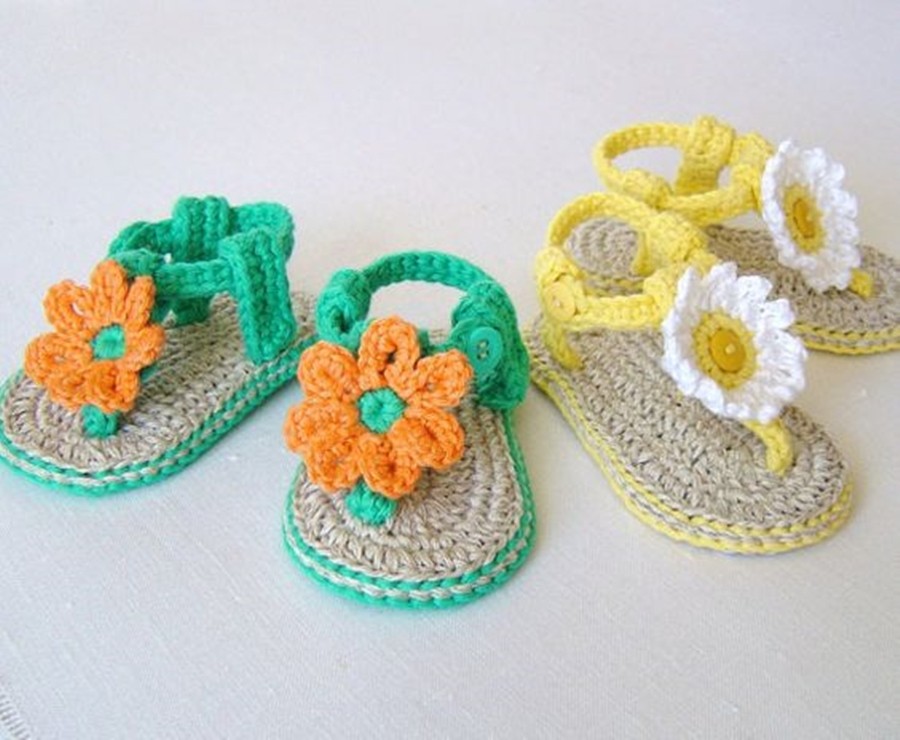 Diy - sapatinho de bebê - sandália