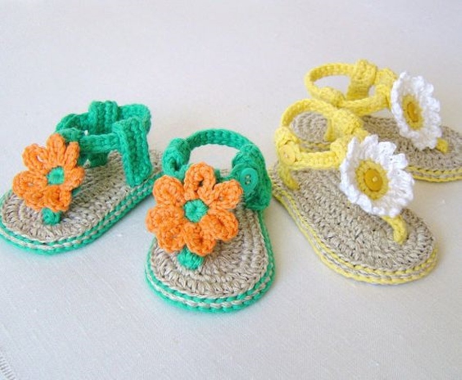 Diy - sapatinho de bebê - sandália