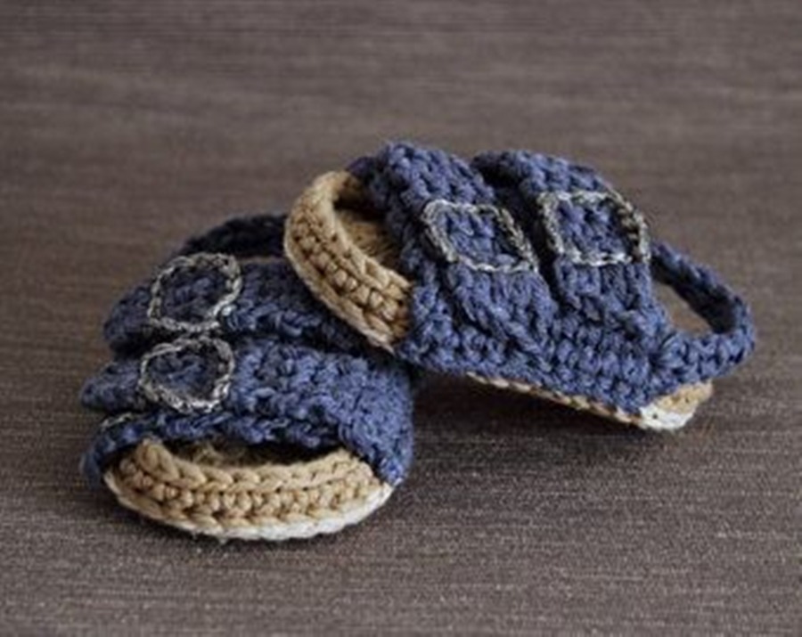 Diy - sapatinho de bebê - sandália