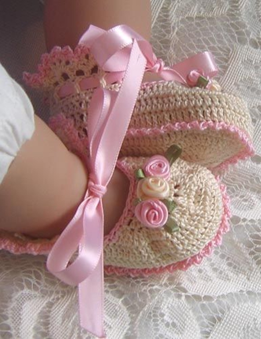 Diy - sapatinho de bebê - sandália