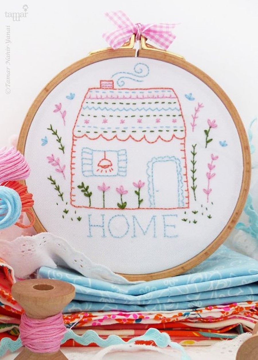 18 lindos quadros bordados em bastidor