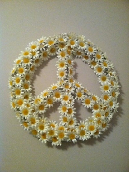 DIY Decor : Paz e Amor - o símbolo da Paz