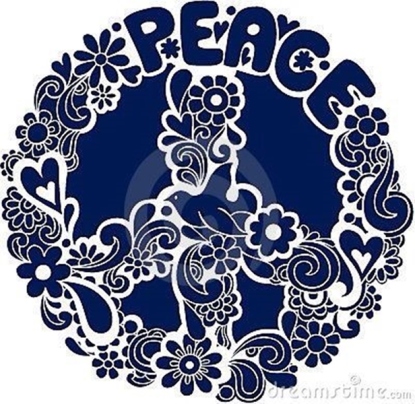 DIY Decor : Paz e Amor - o símbolo da Paz - poster