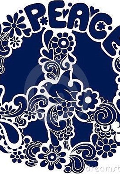 DIY Decor : Paz e Amor - o símbolo da Paz - poster