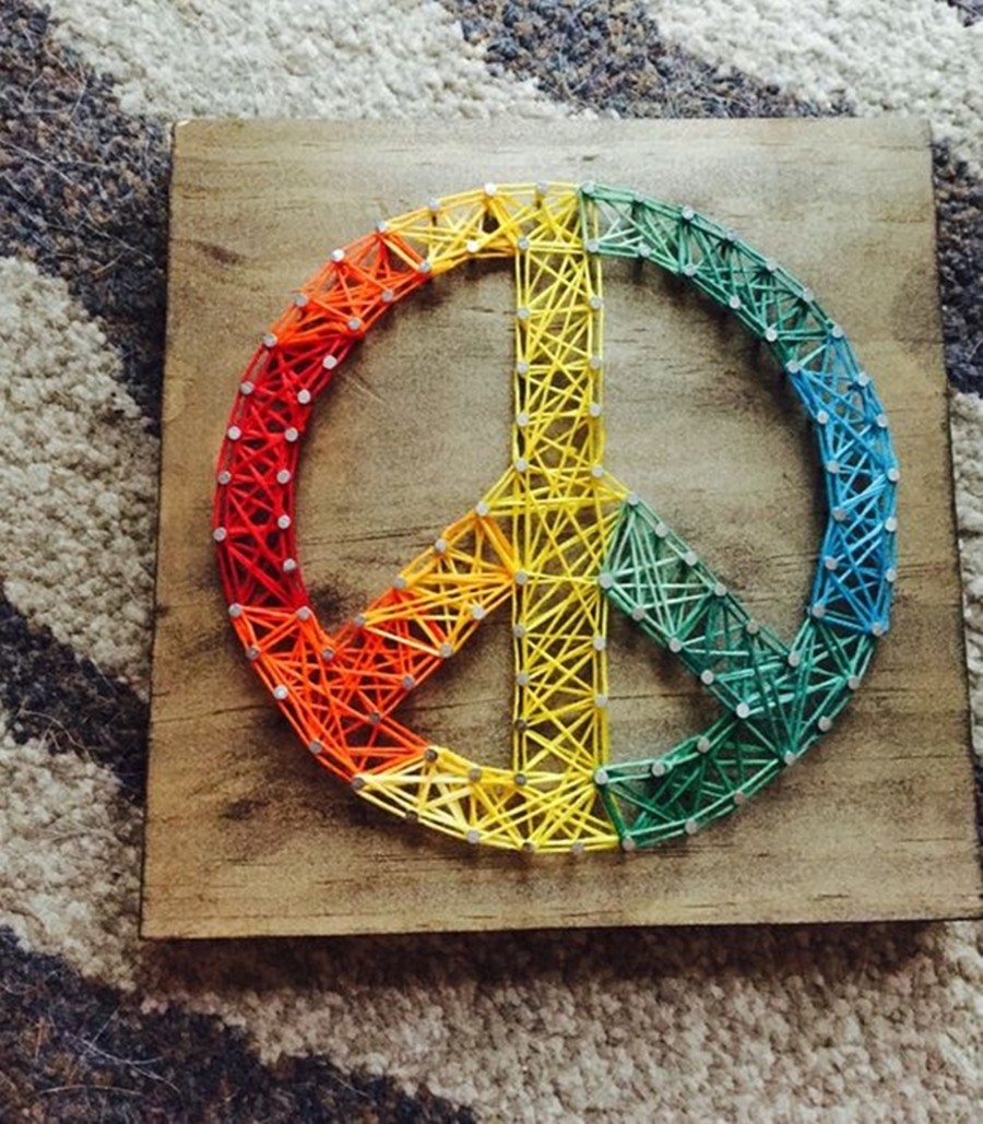 DIY Decor : Paz e Amor - o símbolo da Paz