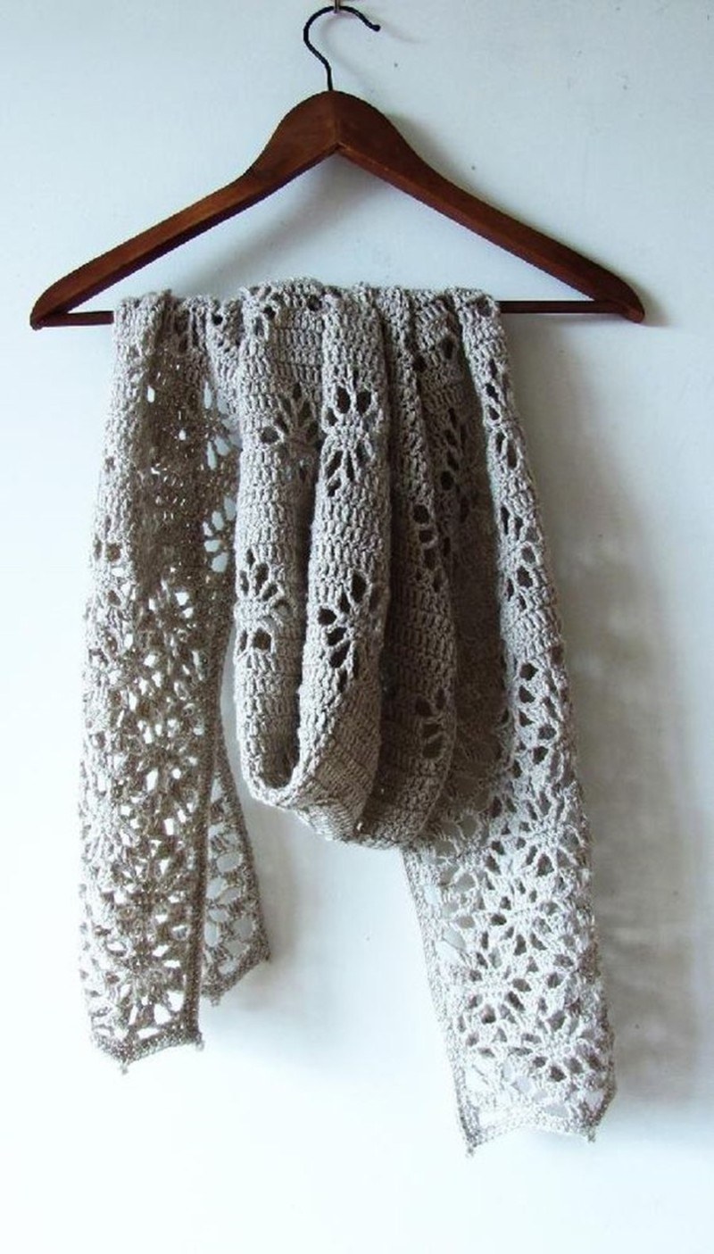 DIY cachecol de crochê - inverno 2018