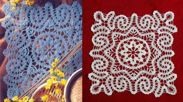 DIY - Lindas toalhas com crochê de Bruges