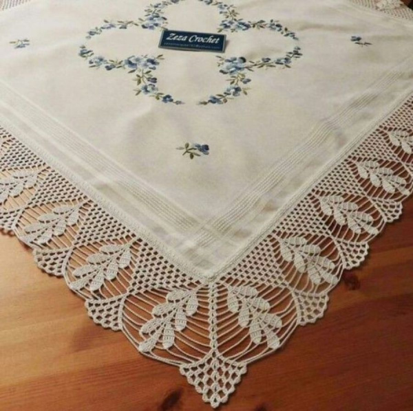 Ideias de bico de crochê para copiar