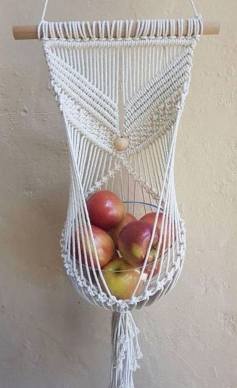 Faça e decore : Fruteira em macramê