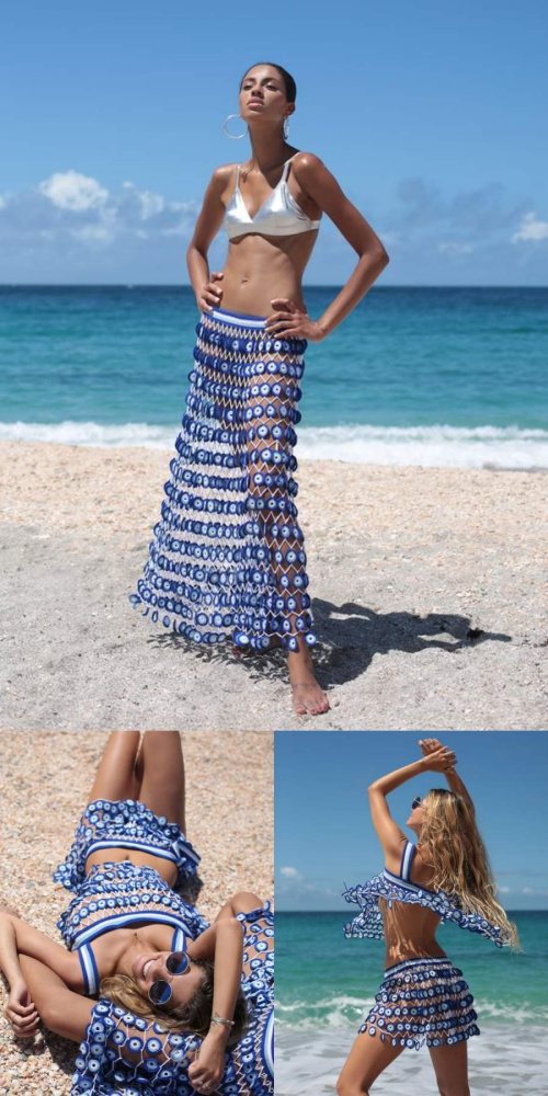 É verão! 16 modelos de saída de praia em crochê para copiar