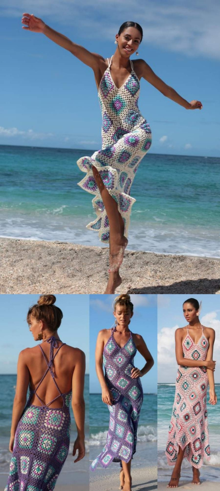 É verão! 16 modelos de saída de praia em crochê para copiar