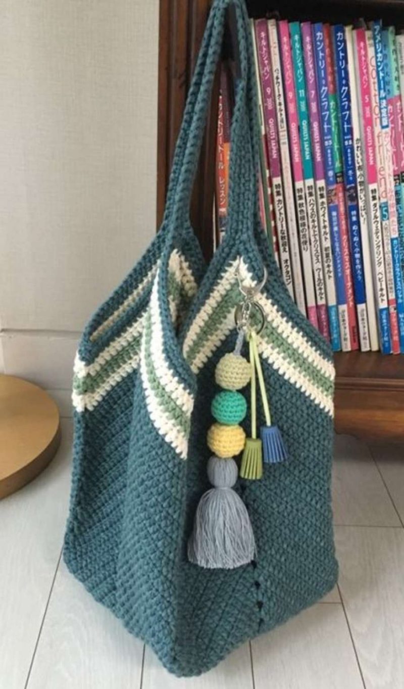 DIY: 12 Ideias de bolsa de crochê #1