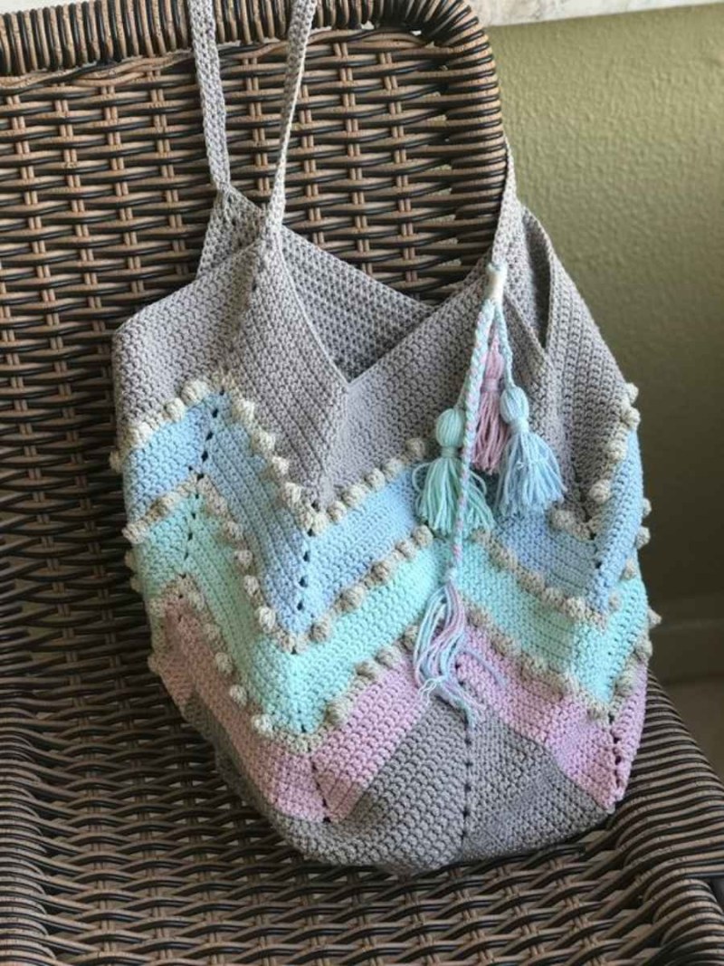DIY: 12 Ideias de bolsa de crochê #1 +Dicas