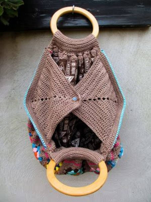 DIY: 12 Ideias de bolsa de crochê #1 +Dicas