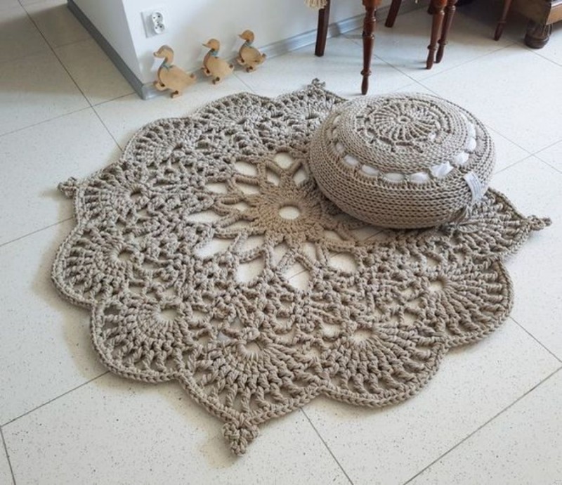 DIY: +10 tapetes de crochê fora do banheiro
