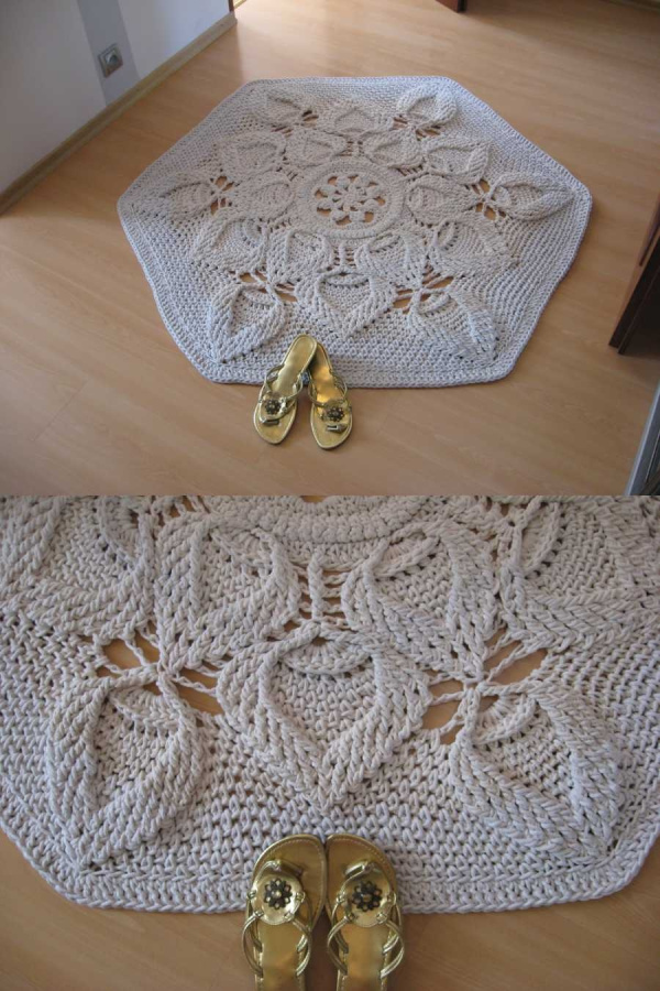 DIY: +10 tapetes de crochê fora do banheiro