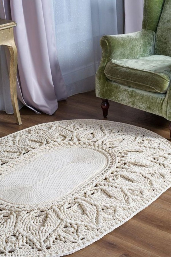 DIY: +10 tapetes de crochê fora do banheiro